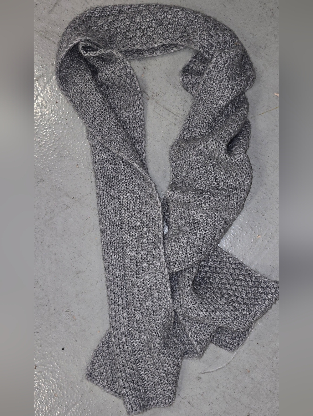 H&M Chunky Grey Knit Scarf